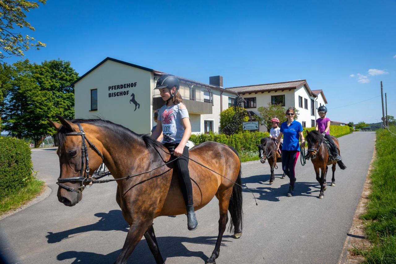 Ferienwohnung Pferdehof Bischof Wertheim Exterior foto